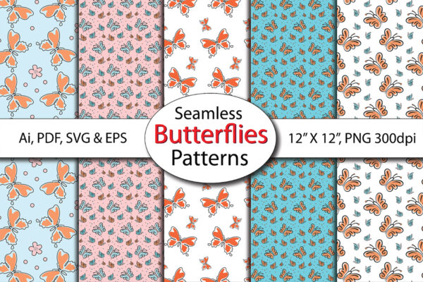 Spring Floral Digital Papers