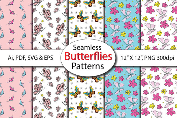 butterfly digital paper