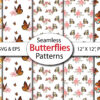 butterfly digital paper