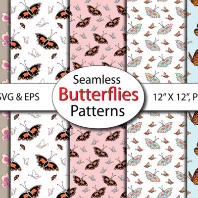butterfly digital paper