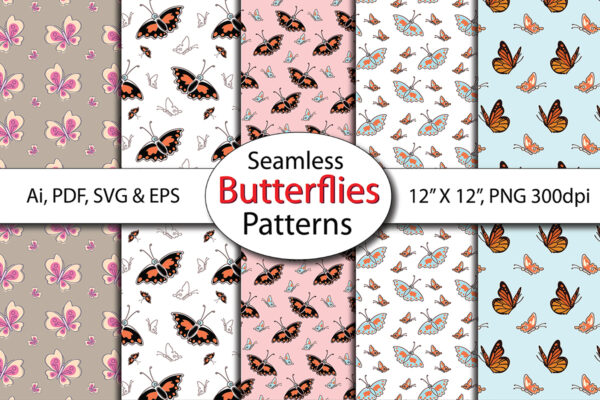 butterfly digital paper