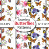 1 Boho Butterfly Seamless Pattern