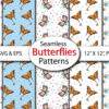 Seamless Floral Magic Fairy Theme