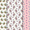 Butterfly pattern printable butterfly background-P07