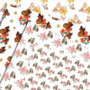 Butterfly Garden Blooms, Seamless Patterns-P08
