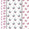 2 Spring Butterfly Seamless Paper, Pastel Scrapbooking Patterns Digital Download-P012