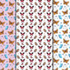 Boho Butterfly Seamless Pattern-P013