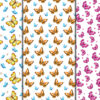 5_Mockup Violet Butterfly, Spring Easter Scrapbook pack Planner crafts Digital download-P106