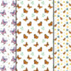 2 Seamless Floral Magic Fairy Theme Whimsical Journal and Dreamy Craft Projects-P018