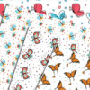 Butterflies Seamless Pattern Dreamy Craft Projects-P019