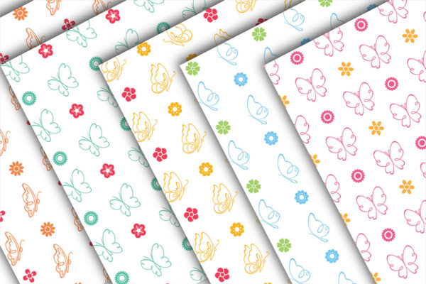 Mockup new Seamless Floral Magic Fairy Theme Whimsical Journal and Dreamy Craft Projects-P020