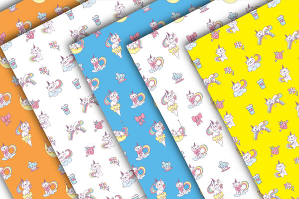 Mockup new Unicorn Seamless Pattern-023