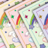 Seamless PatternSeamless Pattern Unicorn Digital Paper, Rainbow Scrapbook Patterns-04