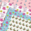 Butterfly pattern printable butterfly background-P07