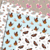 Butterfly Garden Seamless Pattern-P09