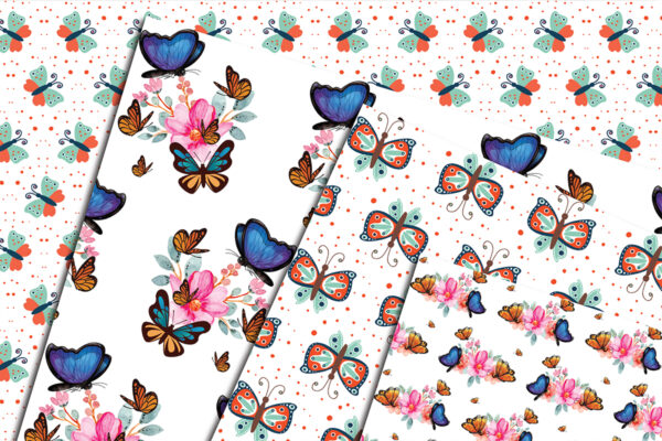 3 Seamless Pattern, Commercial Use, Scrapbooking, Digital Download-P010