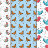 Butterflies Seamless Pattern Dreamy Craft Projects-P019