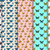 Butterfly Garden Seamless Pattern-021