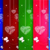Mockup Valentine's Day Digital Paper, Seamless pattern file, Coquette Bow Background-029