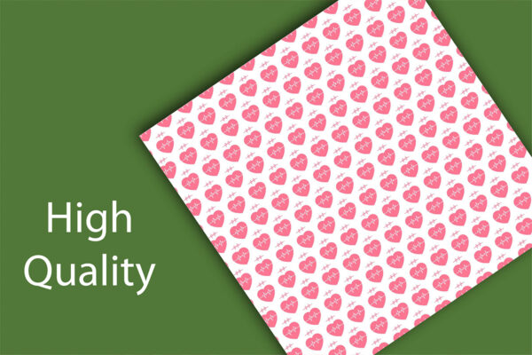 Mockup new Valentine Hearts Seamless Pattern & Digital Paper Background-024