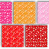 Glossy Heart Digital Paper, Valentine Scrapbook Patterns-08