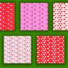 Valentines Themed Digital Papers, Valentine Seamless Digital Paper Bundle-011