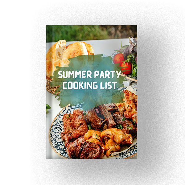 600 Summer Party Cooking List