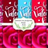 Mockup-01 Valentine's Day Hearts & Floral Romantic Digital