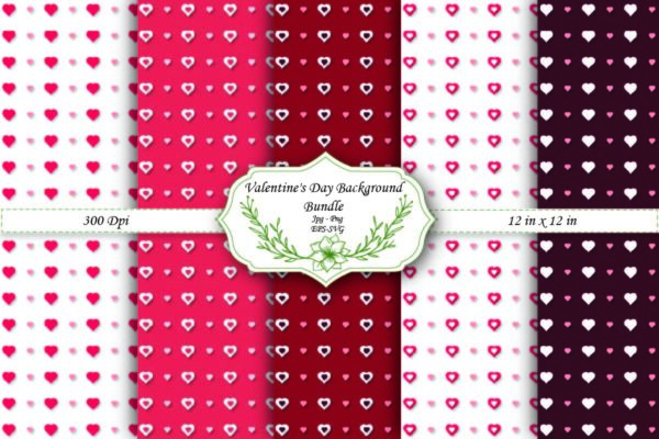 Valentines digital paper