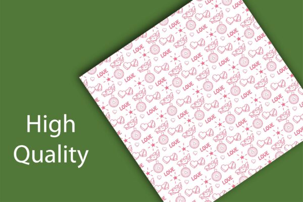 Mockup new-03 Watercolor Heart Seamless Pattern | Valentines Digital Paper-09