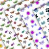 Cute Cat Digital Paper Bundle , Seamless Kawaii Cat & Paw Print Patterns, Scrapbook Paper, Printable Background05
