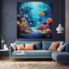 Marine Nature Scene Canvas Decoration Wall art-055