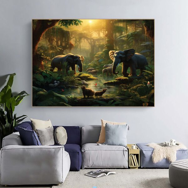 Enchanted Forest Path Wall Art Set-053