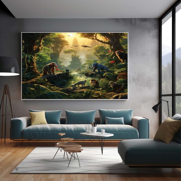 Enchanted Forest Path Wall Art Set-053