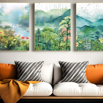 Abstract Mountain Printable Art