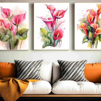 Floral Canvas Wall Art