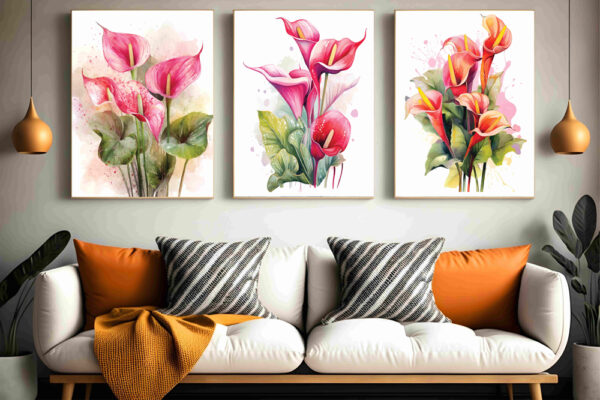 Floral Canvas Wall Art