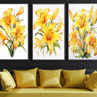 Floral Canvas Wall Art