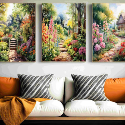 Abstract printable wall art Set