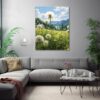 2-01 Abstract Colorful Natural Scenery Wall Art 022