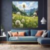 4-01 Abstract Colorful Natural Scenery Wall Art 022