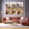 Cottage Garden House Wall Art 035