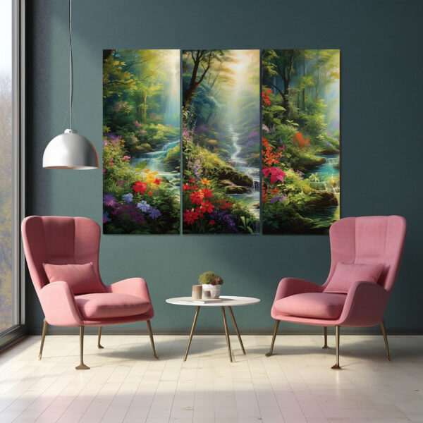Colorful Natural Scenery Wall Art Set 025