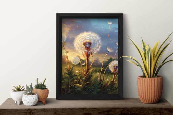 Abstract Natural Flower Wall Art For Wall Decor 037