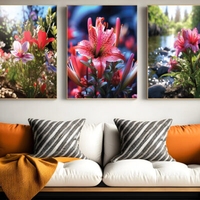 Floral Wall Art Set