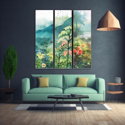 Abstract Mountain Natural Scenery Wall Art