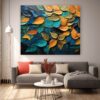 Abstract Botanical Canvas Wall Art Set 038