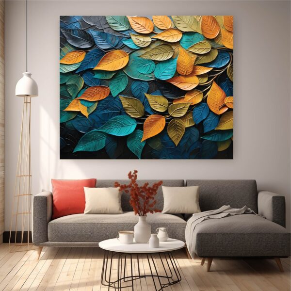 Abstract Botanical Canvas Wall Art Set 038