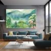 Abstract Mountain Natural Scenery Wall Art