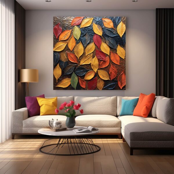 Abstract Botanical Canvas Wall Art Set 038